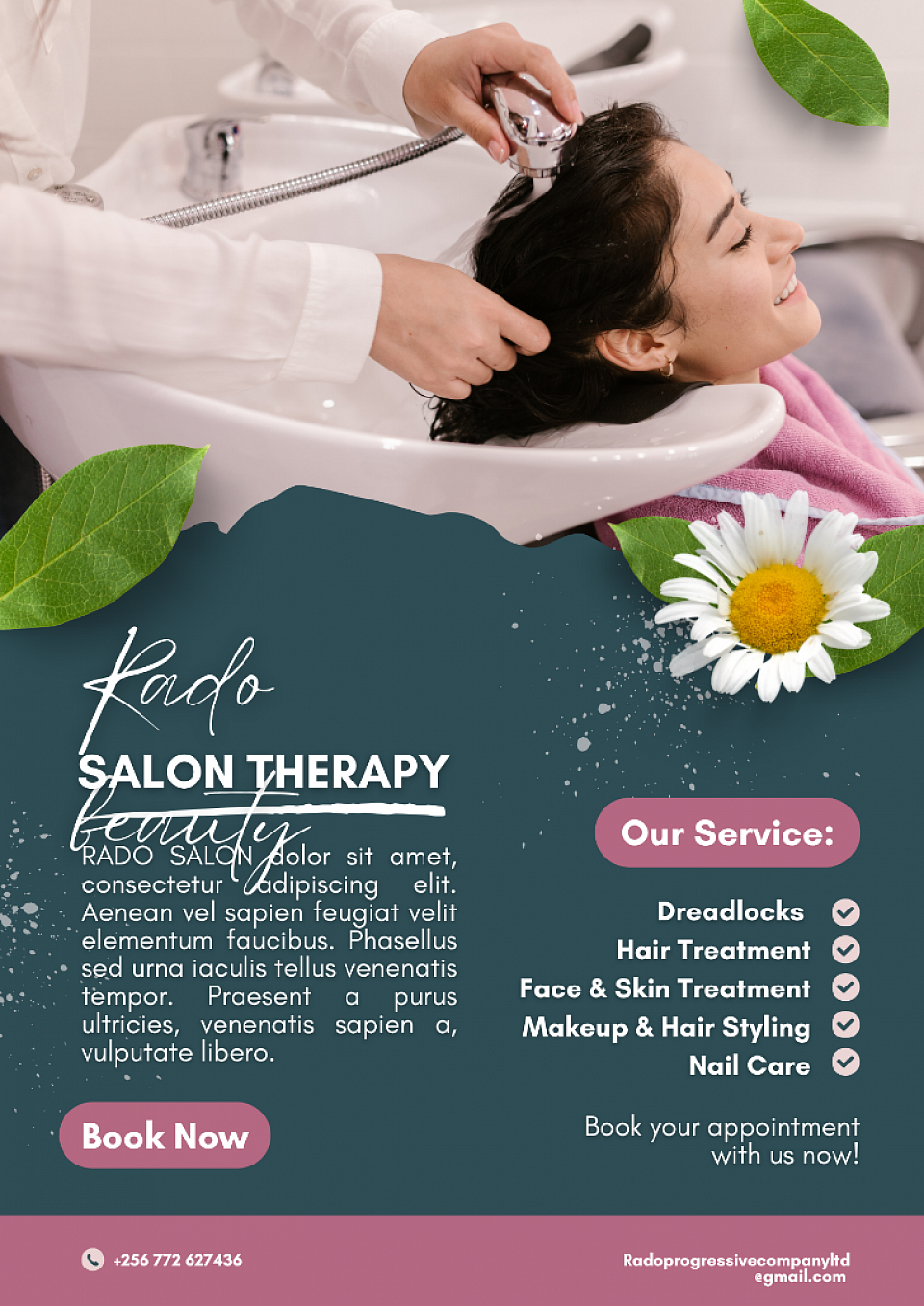 Salon and beauty therapy